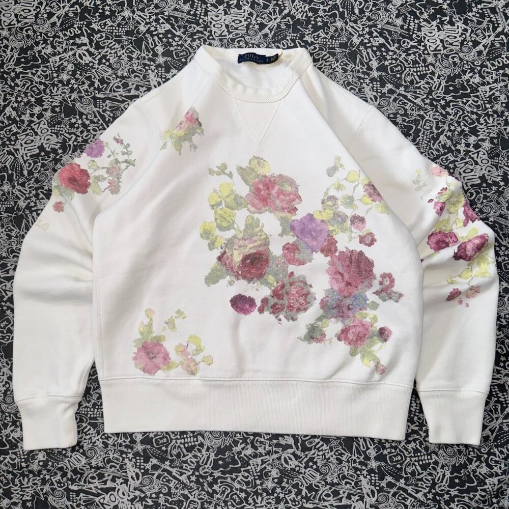 Polo Ralph Lauren floral fleece crewneck